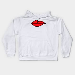 Red Lips As Seen On Villanelle Kids Hoodie